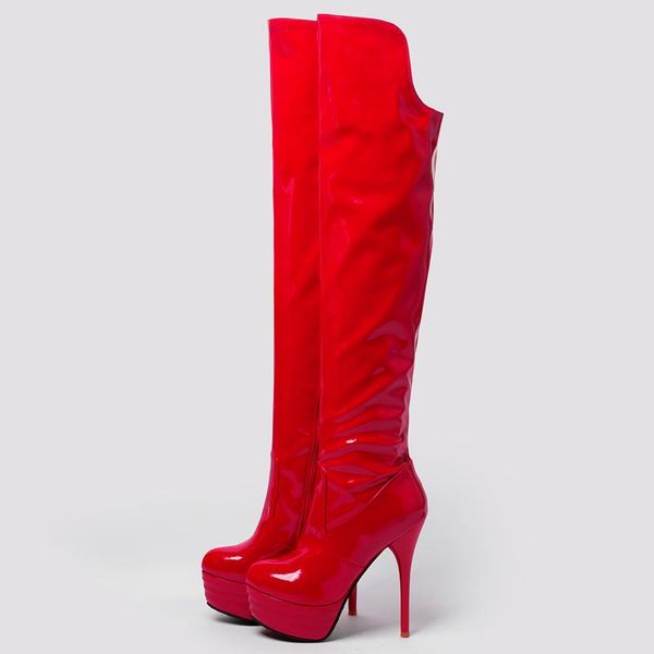 boots high heels over knee platform fashion thigh women 2021 winter red white fetish shoes woman large size 46, Black
boots high heels over knee platform fashion thigh women 2021 winter red white fetish shoes woman large size 46, Black