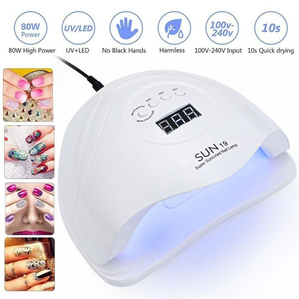 nail dryers 80w uv led lamp auto infrared sensor induction dryer curing light gel polish manicure machine no blackening hands
nail dryers 80w uv led lamp auto infrared sensor induction dryer curing light gel polish manicure machine no blackening hands