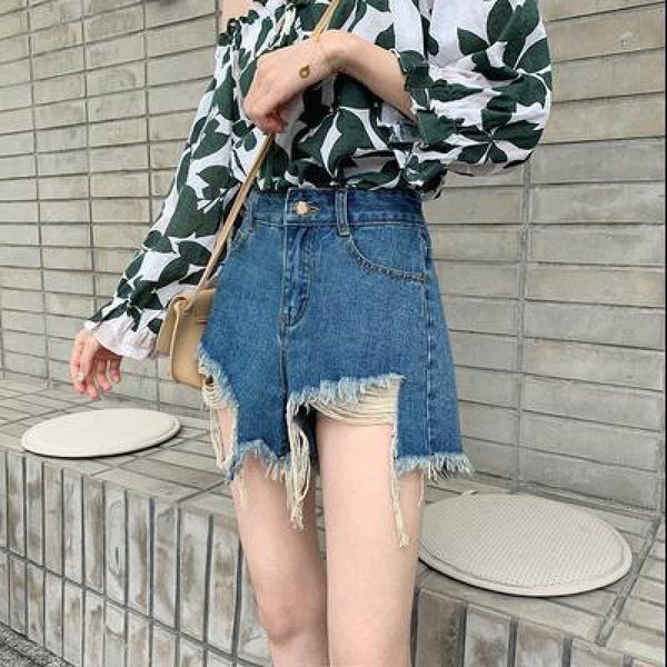 women's shorts yedinas streetwear denim white women short jeans wide leg vintage high waist summer 2021 korean, White;black
women's shorts yedinas streetwear denim white women short jeans wide leg vintage high waist summer 2021 korean, White;black