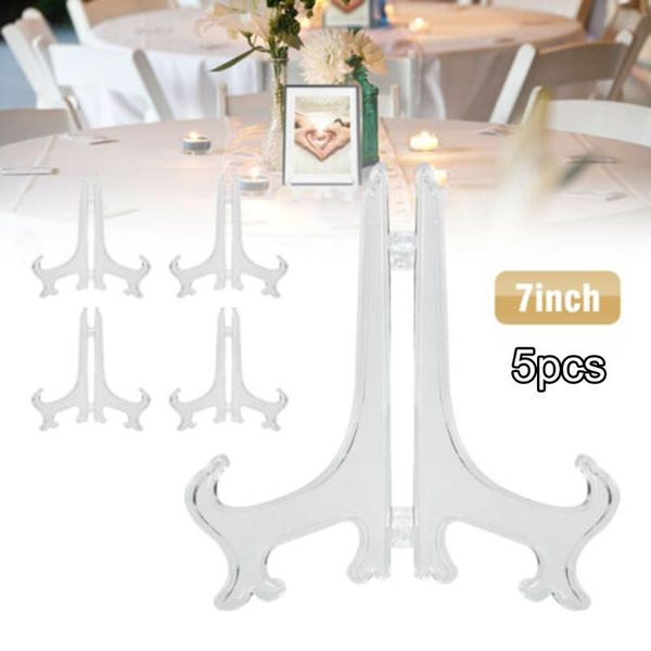 frames 5pcs display stand black/clear plastic po book holder plate picture portable stander art foldable
frames 5pcs display stand black/clear plastic po book holder plate picture portable stander art foldable