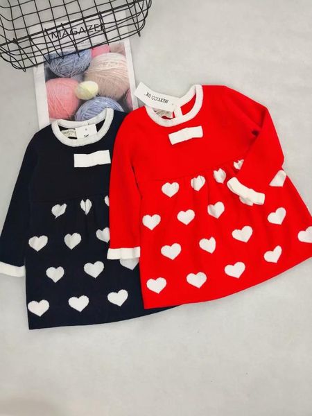 girl's dresses 20021 autumn and winter korean style girl love woolen dress children's clothing toddler sweater baby clothes, Red;yellow
girl's dresses 20021 autumn and winter korean style girl love woolen dress children's clothing toddler sweater baby clothes, Red;yellow
