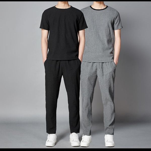 men's tracksuits tracksuit men 2021 summer casual suits loose ice thin sportwear two piece set trouser suit tshirt + pants vetement hom, Gray
men's tracksuits tracksuit men 2021 summer casual suits loose ice thin sportwear two piece set trouser suit tshirt + pants vetement hom, Gray