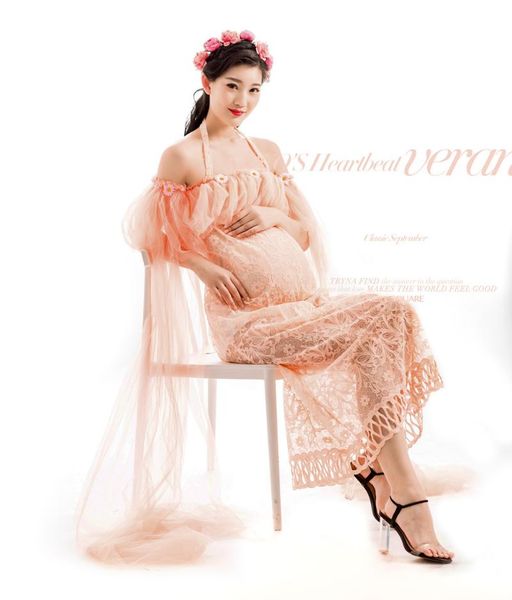 lace maternity shoot dress flare sleeve fancy pregnancy dresses for pography long pregnant women maxi gown po props, White
lace maternity shoot dress flare sleeve fancy pregnancy dresses for pography long pregnant women maxi gown po props, White