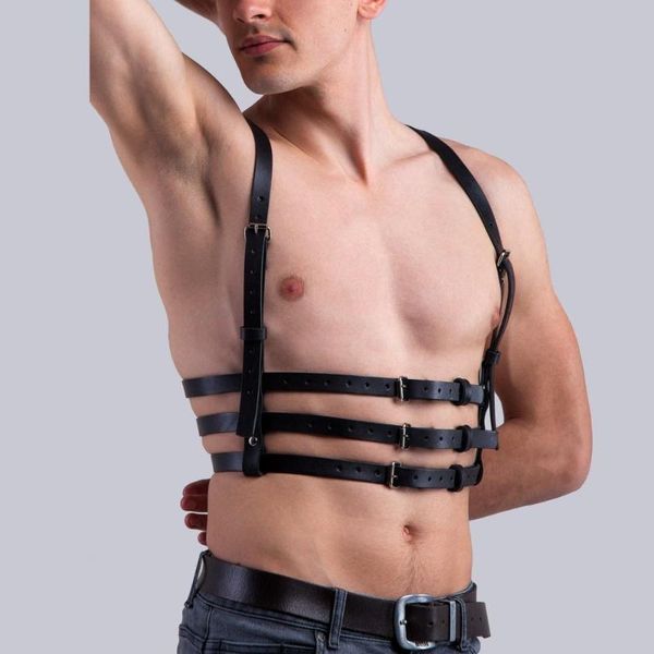 belts chest harajuku pu leather harness boundage gay role play man underwear retraints sculpting waist suspenders belt, Black;brown
belts chest harajuku pu leather harness boundage gay role play man underwear retraints sculpting waist suspenders belt, Black;brown