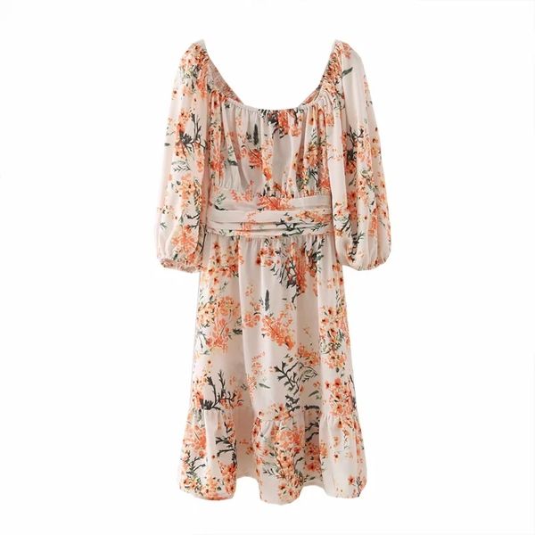 fashion women flower print square collar backless dress female lantern sleeve clothes casual lady loose vestido d7166 210430, Black;gray
fashion women flower print square collar backless dress female lantern sleeve clothes casual lady loose vestido d7166 210430, Black;gray