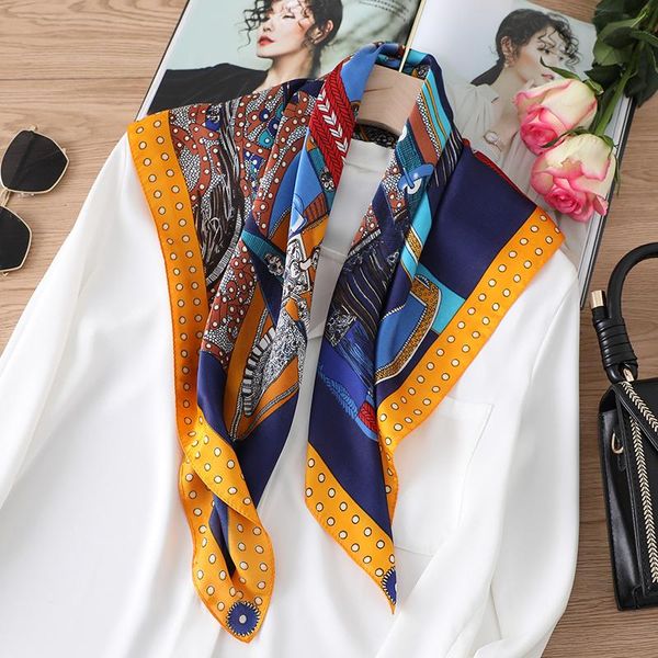 summer lady hair scarf famele silk square scarfs fashion print designer bandana head warps for women neckkerchief shawls scarves, Blue;gray
summer lady hair scarf famele silk square scarfs fashion print designer bandana head warps for women neckkerchief shawls scarves, Blue;gray