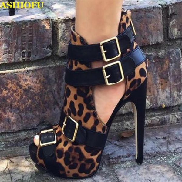 dress shoes ashiofu handmade women high heel sandals buckle straps leopard party dating fashion, Black
dress shoes ashiofu handmade women high heel sandals buckle straps leopard party dating fashion, Black