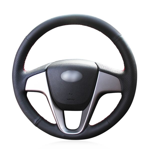 diy custom black artificial leather steering wheel cover for hyundai solaris 2010-2016 verna i20
diy custom black artificial leather steering wheel cover for hyundai solaris 2010-2016 verna i20