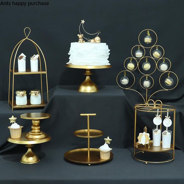 european metal dessert table decoration set wedding bread cake plate macaron display stand kitchen utensil baking & pastry tools
european metal dessert table decoration set wedding bread cake plate macaron display stand kitchen utensil baking & pastry tools