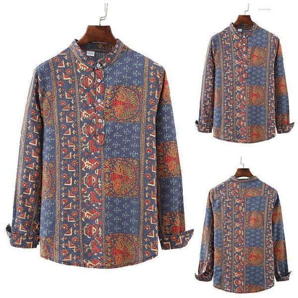 mens contrast color leisure casual long sleeve shirts spring cotton and linen ethnic style male loose shirts, White;black
mens contrast color leisure casual long sleeve shirts spring cotton and linen ethnic style male loose shirts, White;black