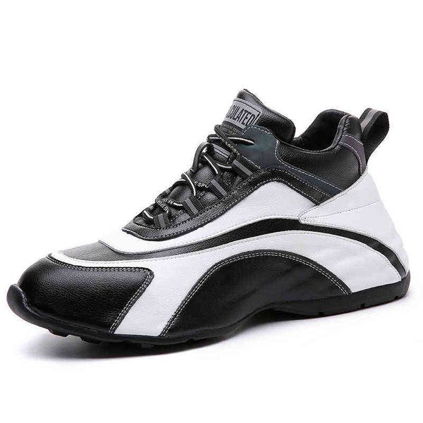 2021 spring high men's shoes casual board daddy thick soled raised bag small white, Black
2021 spring high men's shoes casual board daddy thick soled raised bag small white, Black