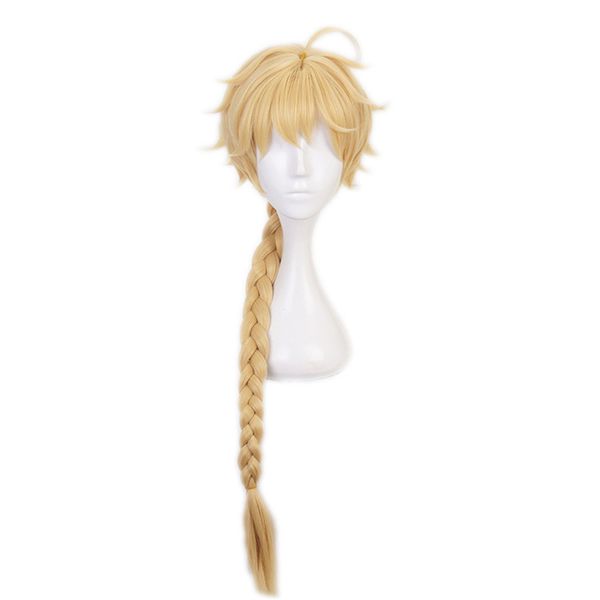 genshin impact cosplay aether traveler golden braid heat resistant synthetic hair wigs halloween carnival party role play, Black
genshin impact cosplay aether traveler golden braid heat resistant synthetic hair wigs halloween carnival party role play, Black