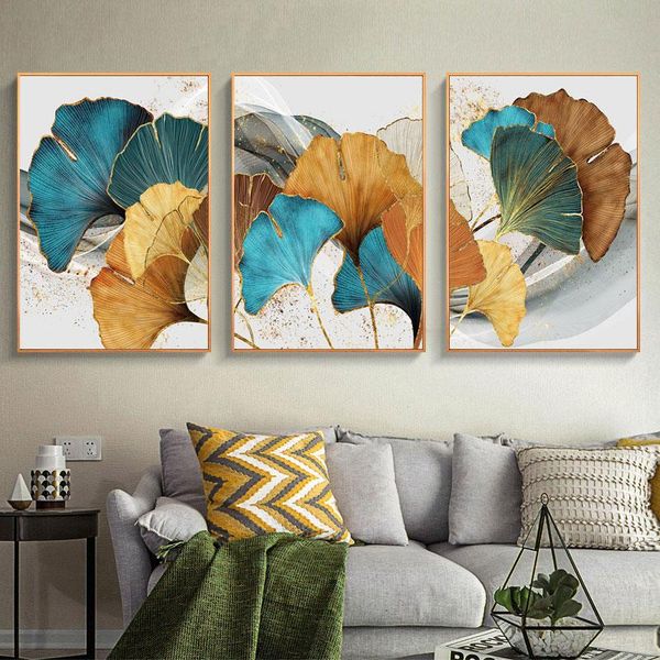 blue green yellow gold plant leaf abstract canvas painting nordic posters and prints wall art picture for living room home decor paintings
blue green yellow gold plant leaf abstract canvas painting nordic posters and prints wall art picture for living room home decor paintings