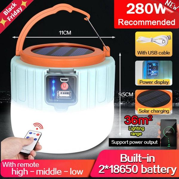 20000lm portable solar led camping light usb rechargeable bulb for outdoor tent lamp lanterns emergency lights bbq hiking
20000lm portable solar led camping light usb rechargeable bulb for outdoor tent lamp lanterns emergency lights bbq hiking
