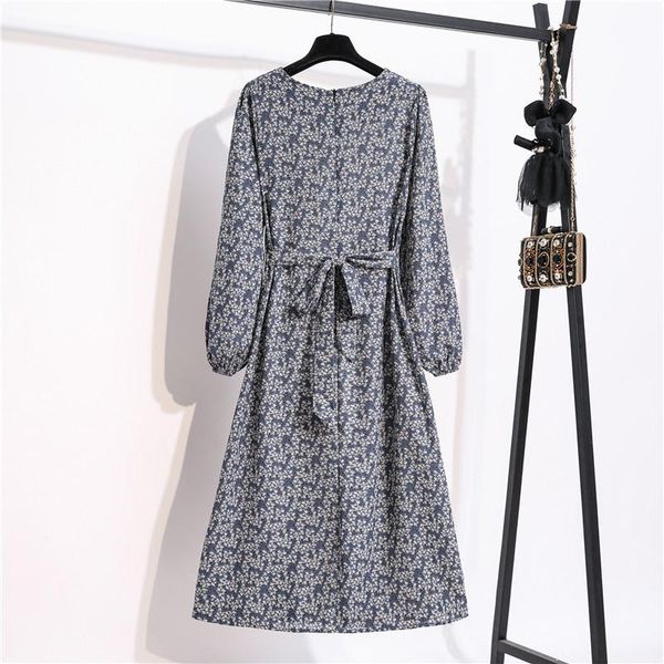 casual dresses chiffon floral dress ladies autumn winter long-sleeved round neck slim robes femme outfits sweet vestidos women, Black;gray
casual dresses chiffon floral dress ladies autumn winter long-sleeved round neck slim robes femme outfits sweet vestidos women, Black;gray
