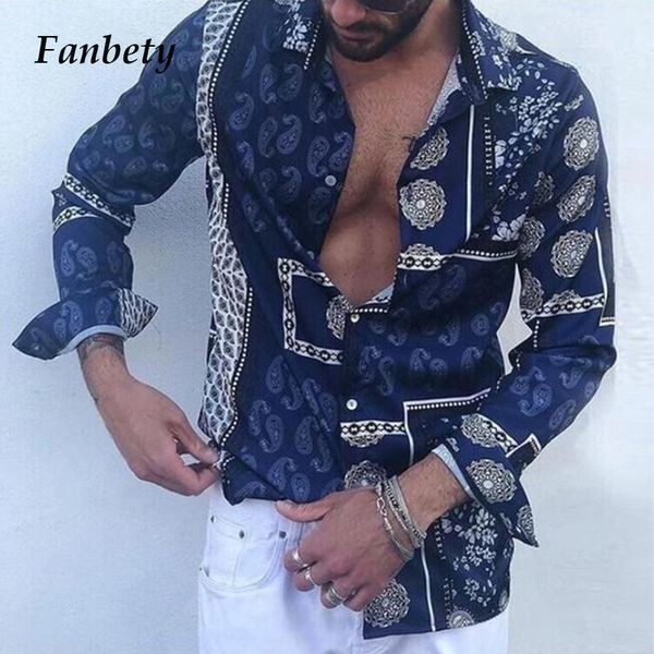 summer men's fashion vintage printed long sleeve shirts spring casual loose turn-down collar button male blusa, White;black
summer men's fashion vintage printed long sleeve shirts spring casual loose turn-down collar button male blusa, White;black