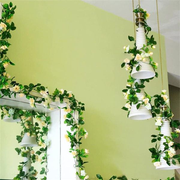 decorative flowers & wreaths 2 packs of artificial flower wreath 230 cm silk climbing rose wedding home decoration simulation ivy vine
decorative flowers & wreaths 2 packs of artificial flower wreath 230 cm silk climbing rose wedding home decoration simulation ivy vine