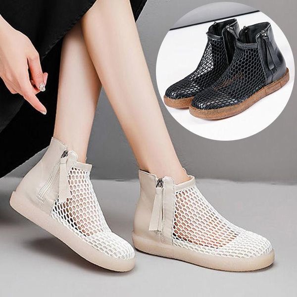 boots soft soled sandals summer hollow out mesh women flat shoes women's booties round toe casual cool platform, Black
boots soft soled sandals summer hollow out mesh women flat shoes women's booties round toe casual cool platform, Black