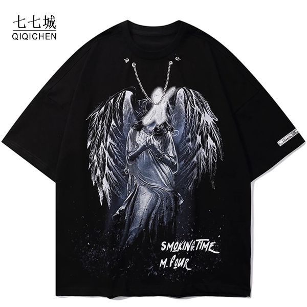 oversize t-shirts hip hop harajuku streetwear anime man printed punk gothic summer loose cotton, White;black
oversize t-shirts hip hop harajuku streetwear anime man printed punk gothic summer loose cotton, White;black
