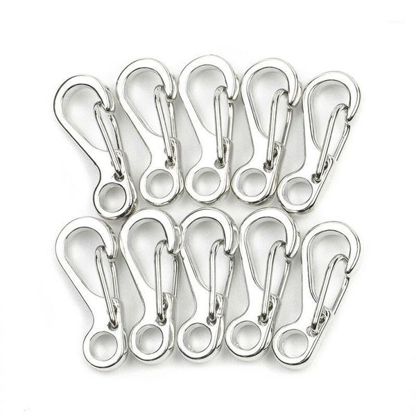 cords, slings and webbing 10pcs/set carabiner mini stainless steel key buckle snap spring clip hook quick connection hooks for outdoor campi
cords, slings and webbing 10pcs/set carabiner mini stainless steel key buckle snap spring clip hook quick connection hooks for outdoor campi