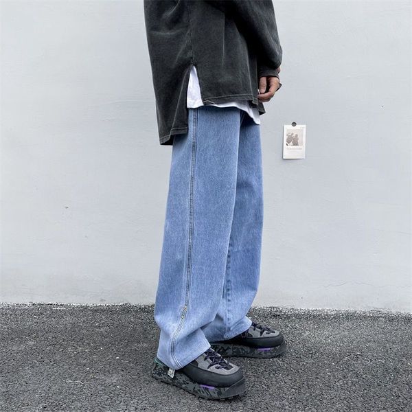 jeans korean wide-leg men's fashion retro harajuku jeans men streetwear loose hip-hop straight-leg denim trousers mens -2xl hb19, Blue
jeans korean wide-leg men's fashion retro harajuku jeans men streetwear loose hip-hop straight-leg denim trousers mens -2xl hb19, Blue