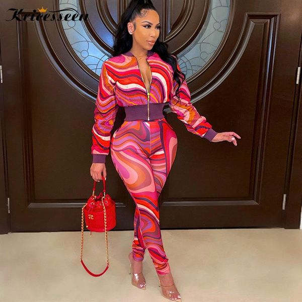 women's two piece pants kricesseen print pieces pant set women autumn long sleeve zipper jacket and suit club skinny 2 outfit, White
women's two piece pants kricesseen print pieces pant set women autumn long sleeve zipper jacket and suit club skinny 2 outfit, White
