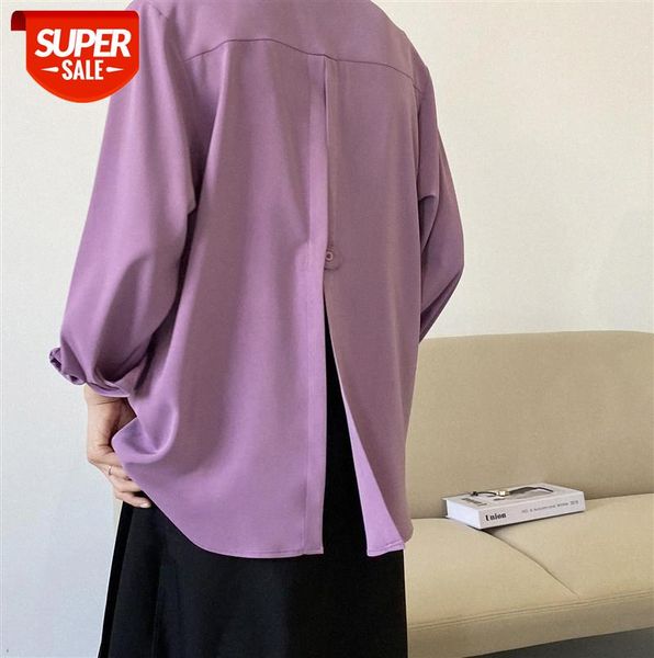 zhi chenxi's back slit long-sleeved shirt women's design simple french 5123 #rw5i, Black;gray
zhi chenxi's back slit long-sleeved shirt women's design simple french 5123 #rw5i, Black;gray