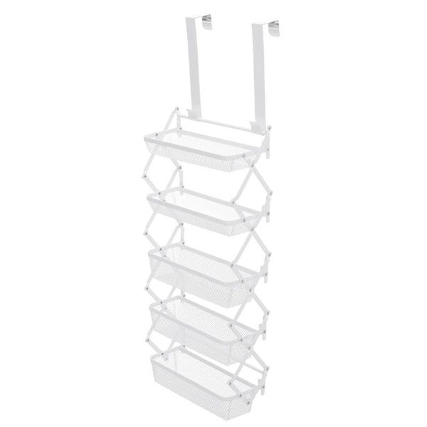 hooks & rails folding 5 layer mesh over door storage rack holder organizer hanging cosmetics kitchen bathroom baskets closet shelf
hooks & rails folding 5 layer mesh over door storage rack holder organizer hanging cosmetics kitchen bathroom baskets closet shelf