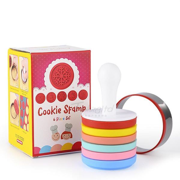 baking moulds cookie stamps -grade silicone bpa christmas holiday and daily set of 6 colorful motifs+cookie cutter+handle
baking moulds cookie stamps -grade silicone bpa christmas holiday and daily set of 6 colorful motifs+cookie cutter+handle