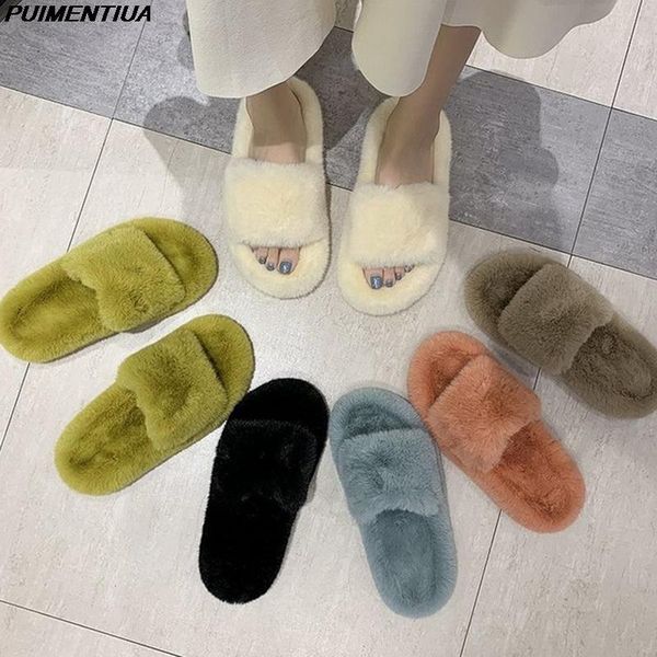 slippers warm fur home women fluffy plush slides comfort furry flat sandals female cute shoes woman indoor flip flops, Black
slippers warm fur home women fluffy plush slides comfort furry flat sandals female cute shoes woman indoor flip flops, Black