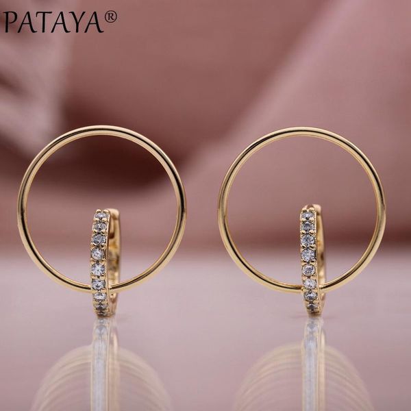 dangle & chandelier pataya double round cross unique earrings 585 rose gold metal natural zircon women wedding fashion jewelry, Silver
dangle & chandelier pataya double round cross unique earrings 585 rose gold metal natural zircon women wedding fashion jewelry, Silver