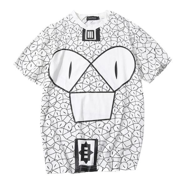 men's t-shirts fashion t-shirt geometric printed summer vest cotton short sleeve round neck shirt tees, White;black
men's t-shirts fashion t-shirt geometric printed summer vest cotton short sleeve round neck shirt tees, White;black
