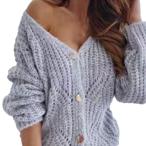 women's knits & tees sweater cardigan women single-breasted long sleeve autumn winter v-neck hollow knitted coat buttons closure 3xl, White
women's knits & tees sweater cardigan women single-breasted long sleeve autumn winter v-neck hollow knitted coat buttons closure 3xl, White