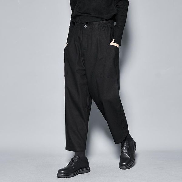 japanese cut yamamoto style, loose men and women casual harem trousers wide leg nine sub-trousers street style men's pants, Black
japanese cut yamamoto style, loose men and women casual harem trousers wide leg nine sub-trousers street style men's pants, Black