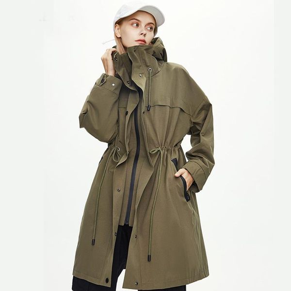 women's trench coats 2021 autumn women coat lace-up belt waist design hooded long casaco feminino abrigo mujer cotton femme, Tan;black
women's trench coats 2021 autumn women coat lace-up belt waist design hooded long casaco feminino abrigo mujer cotton femme, Tan;black