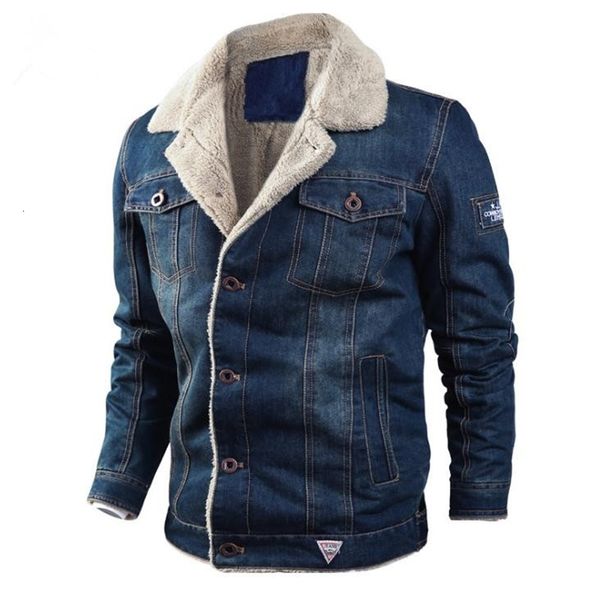 men's jackets est /6xl men sping autumn winter oversized denim plus veet warm bomber outwear male fleece jeans coats j3113 39z2, Black;brown
men's jackets est /6xl men sping autumn winter oversized denim plus veet warm bomber outwear male fleece jeans coats j3113 39z2, Black;brown