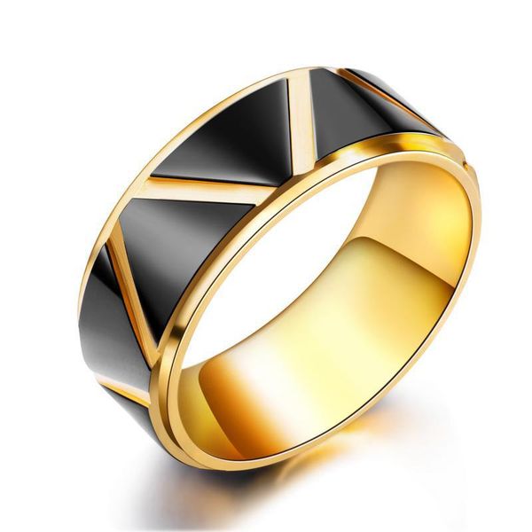 cluster rings 4pcs men's fashion 8mm black brushed ladder edge stainless steel ring successful golden low-key luxury, Golden;silver
cluster rings 4pcs men's fashion 8mm black brushed ladder edge stainless steel ring successful golden low-key luxury, Golden;silver