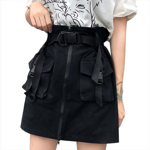 short tool a line women skirts zipper one step with belt girls high waist summer black pocket sashes
short tool a line women skirts zipper one step with belt girls high waist summer black pocket sashes