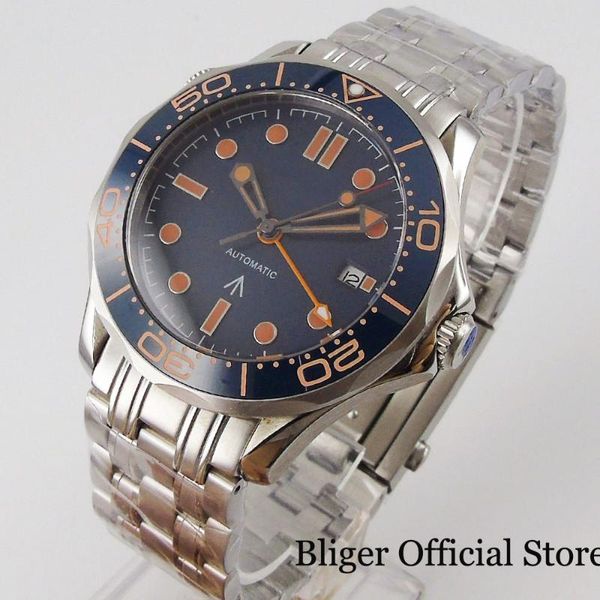 wristwatches bliger automatic date gmt function stainless steel men wristwatch rotating bezel nologo dial, Slivery;brown
wristwatches bliger automatic date gmt function stainless steel men wristwatch rotating bezel nologo dial, Slivery;brown