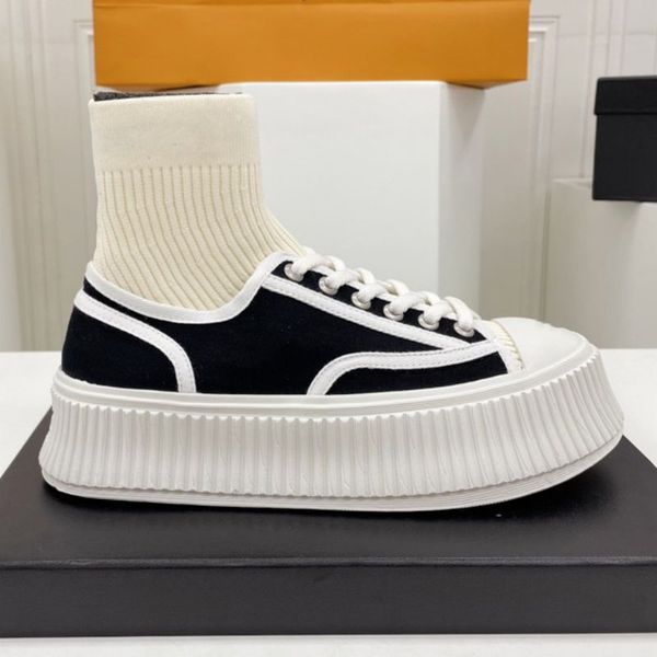 designer casual shoes platform canvas shoe women luxury outdoor casual sneakers the latest socks, Black
designer casual shoes platform canvas shoe women luxury outdoor casual sneakers the latest socks, Black