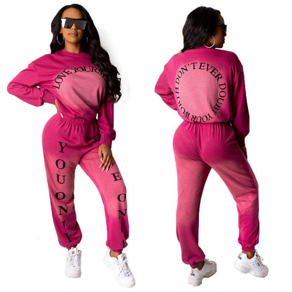 women's two piece pants women designer outfits letter print gradient set jogging femme tracksuit matching sets homewear streetwear 9u0q, White
women's two piece pants women designer outfits letter print gradient set jogging femme tracksuit matching sets homewear streetwear 9u0q, White