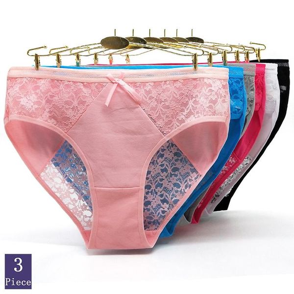 women's panties women large size 2xl 3xl 4xl hollow out style lady underwear fashion beautiful cotton material cute girl briefs 3pcs/se, Black;pink
women's panties women large size 2xl 3xl 4xl hollow out style lady underwear fashion beautiful cotton material cute girl briefs 3pcs/se, Black;pink