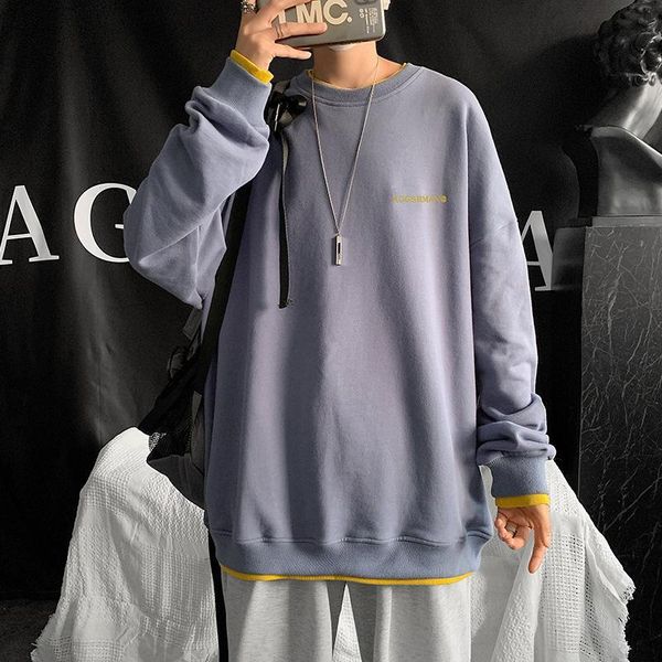men's hoodies & sweatshirts sweatshirt mens hip hop pullover streetwear casual fashion clothes fake long sleeved round neck loose trend, Black
men's hoodies & sweatshirts sweatshirt mens hip hop pullover streetwear casual fashion clothes fake long sleeved round neck loose trend, Black