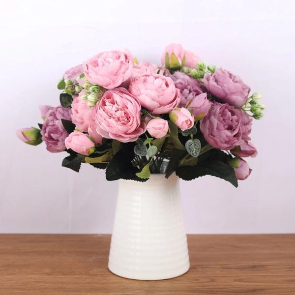 suncho rose pink silk bouquet peony artificial flowers 5 big heads 4 small bud bride wedding home decoration fake faux decorative & wreaths
suncho rose pink silk bouquet peony artificial flowers 5 big heads 4 small bud bride wedding home decoration fake faux decorative & wreaths