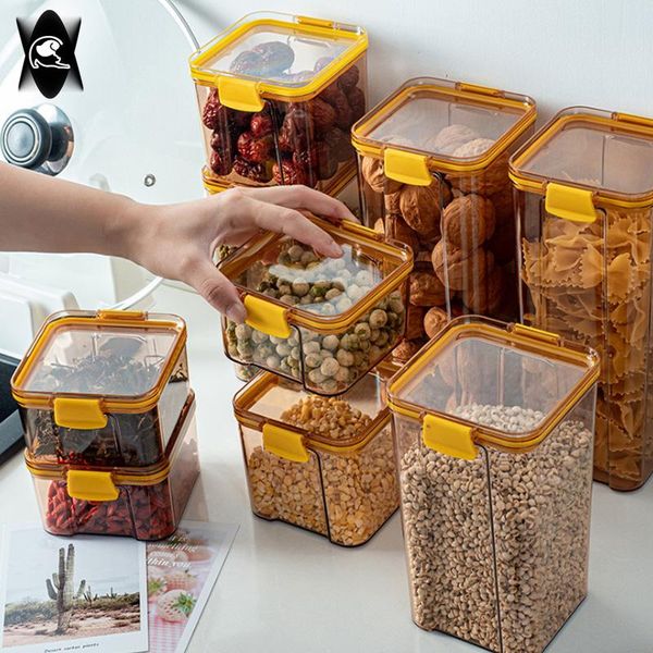 storage bottles & jars 700/1300/1800ml container pet kitchen refrigerator noodle box multigrain tank transparent home sealed
storage bottles & jars 700/1300/1800ml container pet kitchen refrigerator noodle box multigrain tank transparent home sealed