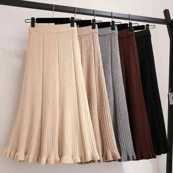 suits spring autumn casual women waist a-line lotus leaf knitted pencil skirt elegant long skirts, Black
suits spring autumn casual women waist a-line lotus leaf knitted pencil skirt elegant long skirts, Black