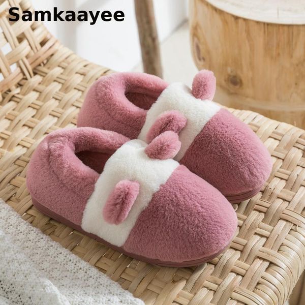 size 36-45 women slippers winter couples ear home shoes female slip on indoor warm flats non-slip mujer solid footwear 18, Black
size 36-45 women slippers winter couples ear home shoes female slip on indoor warm flats non-slip mujer solid footwear 18, Black