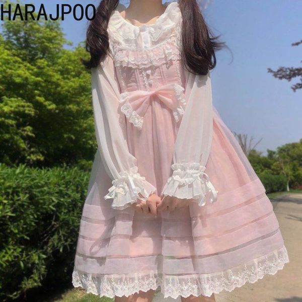 women's blouses & shirts harajpoo women 2021 summer style japanese soft girl sweet cute student lolita dress with ruffled long sleeve b, White
women's blouses & shirts harajpoo women 2021 summer style japanese soft girl sweet cute student lolita dress with ruffled long sleeve b, White