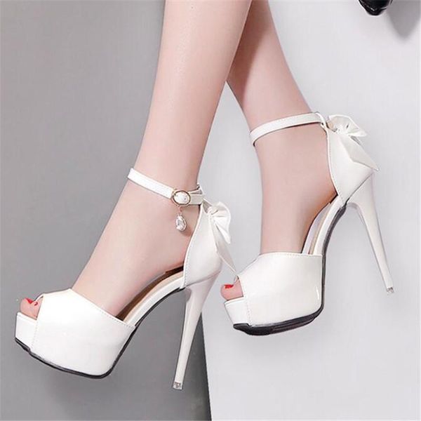 women high heel shoes pu pumps peep toe buckle strap 12cm thin heels waterproof platform woman dress, Black
women high heel shoes pu pumps peep toe buckle strap 12cm thin heels waterproof platform woman dress, Black