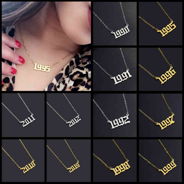 2021 new pendant necklaces gold sier color women necklace special date year number pendants from 1980 to trendy jewelry men birthd, Silver
2021 new pendant necklaces gold sier color women necklace special date year number pendants from 1980 to trendy jewelry men birthd, Silver